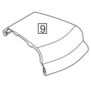 Единый верхний соединитель пластиковый (Эсприт, Эсприт-Биг - овал, круг)  1490148