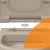 Унитаз подвесной EGO XL матовый жасмин Rimless 54 см c сиденьем Slim BERGES